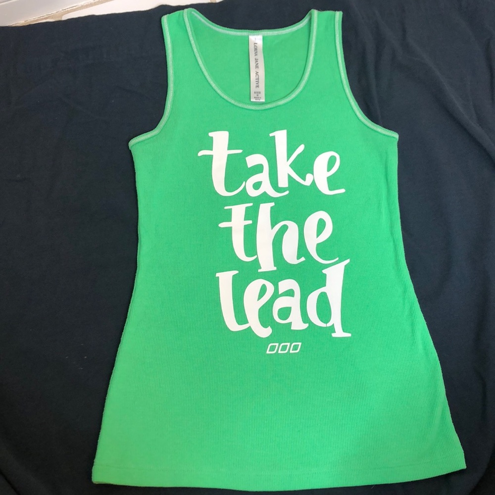 LORNA JANE Inspo Tank Size small green